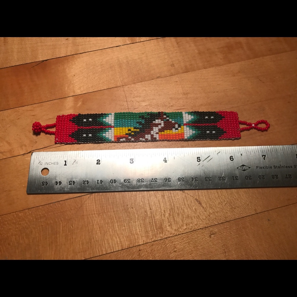 Southwest style beaded bracelet.